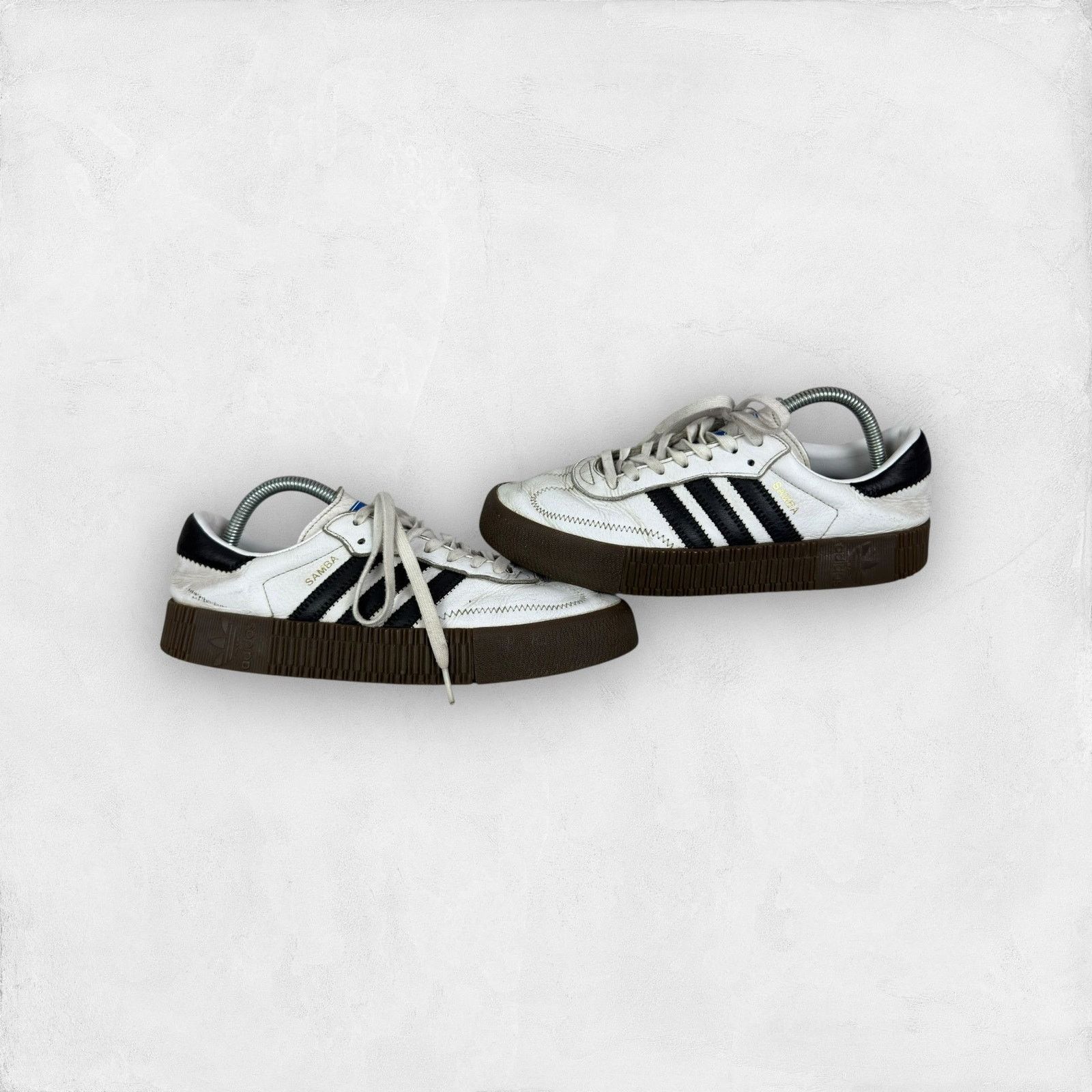 Adidas Adidas Sambarose AQ1134 Womens Cloud White Sneaker Shoes 9.5 Size US 9.5 / IT 39.5 - 1 Thumbnail