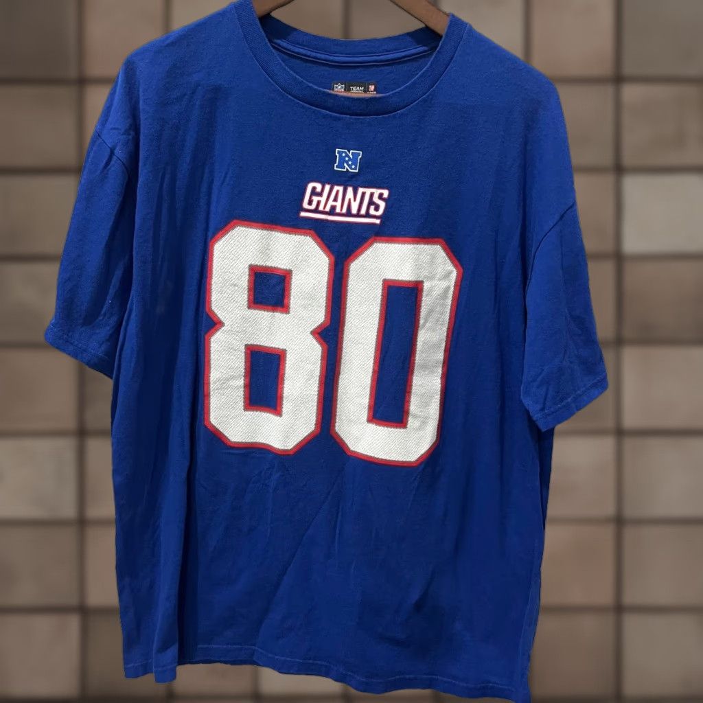 NFL NFL NY Giants #80 Cruz Mens Short Sleeve Shirt XL/X-Large Crew Neck T-Shirt Multicolor Sports Football Size US XL / EU 56 / 4 - 1 Thumbnail