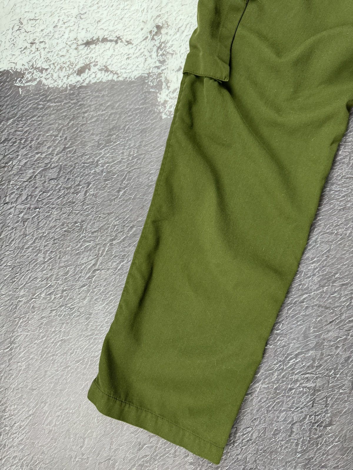 Vintage Vintage 80s Militari Utility Khaki Army distressed cargo Size US 32 / EU 48 - 14 Thumbnail