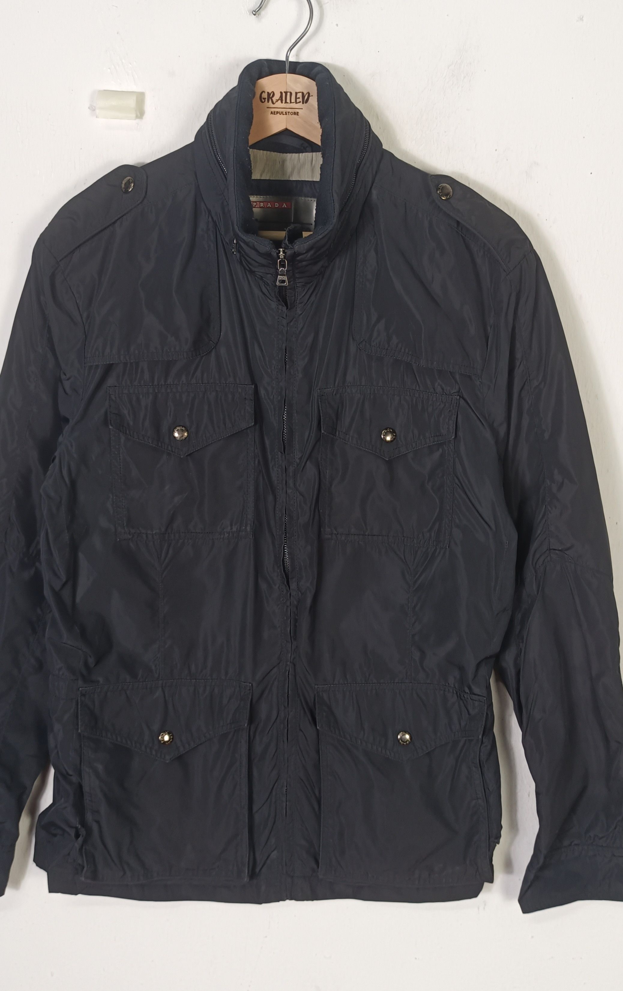Prada Prada M6 Military Double Collar Jacket Size US M / EU 48-50 / 2 - 3 Thumbnail