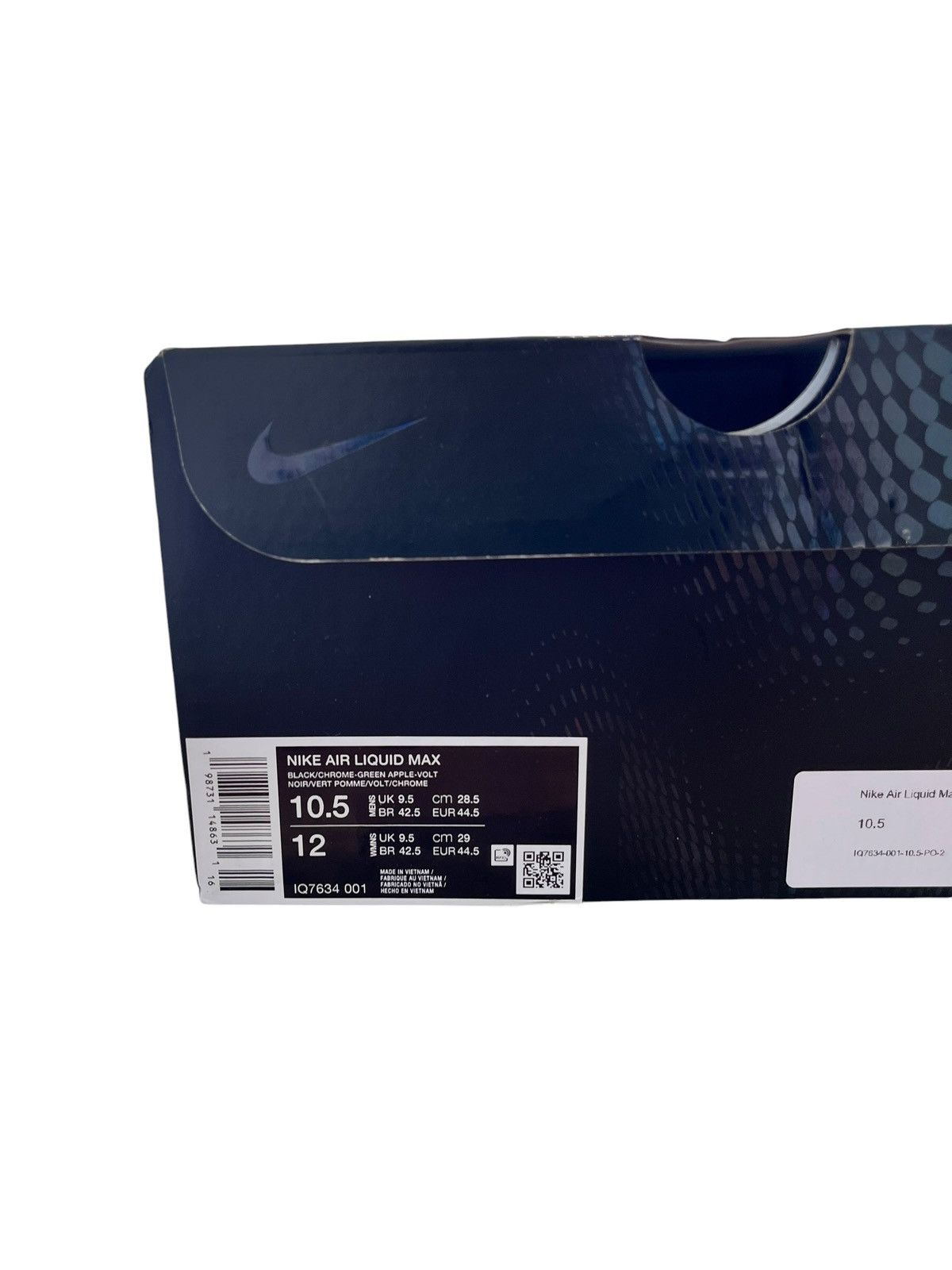 Nike Nike Air Liquid Max Black Green Apple Size US 10.5 / EU 43-44 - 9 Thumbnail