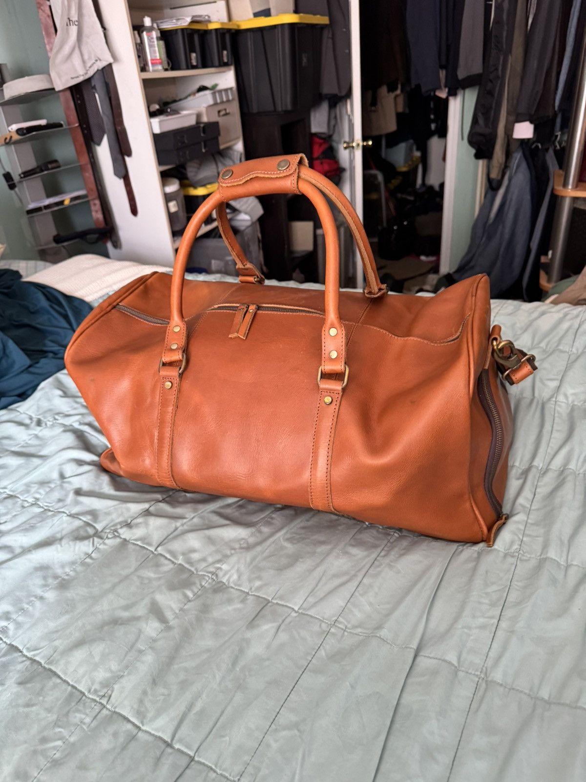Other Authentic leather gym bag Size ONE SIZE - 5 Thumbnail