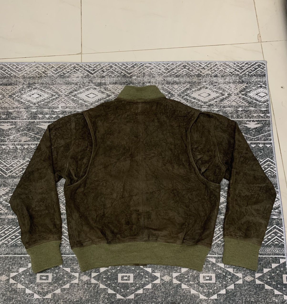 RRL Ralph Lauren 80s RRL RALPH LAUREN SUEDE LEATHER BOMBER JACKET Size US XL / EU 56 / 4 - 10 Thumbnail
