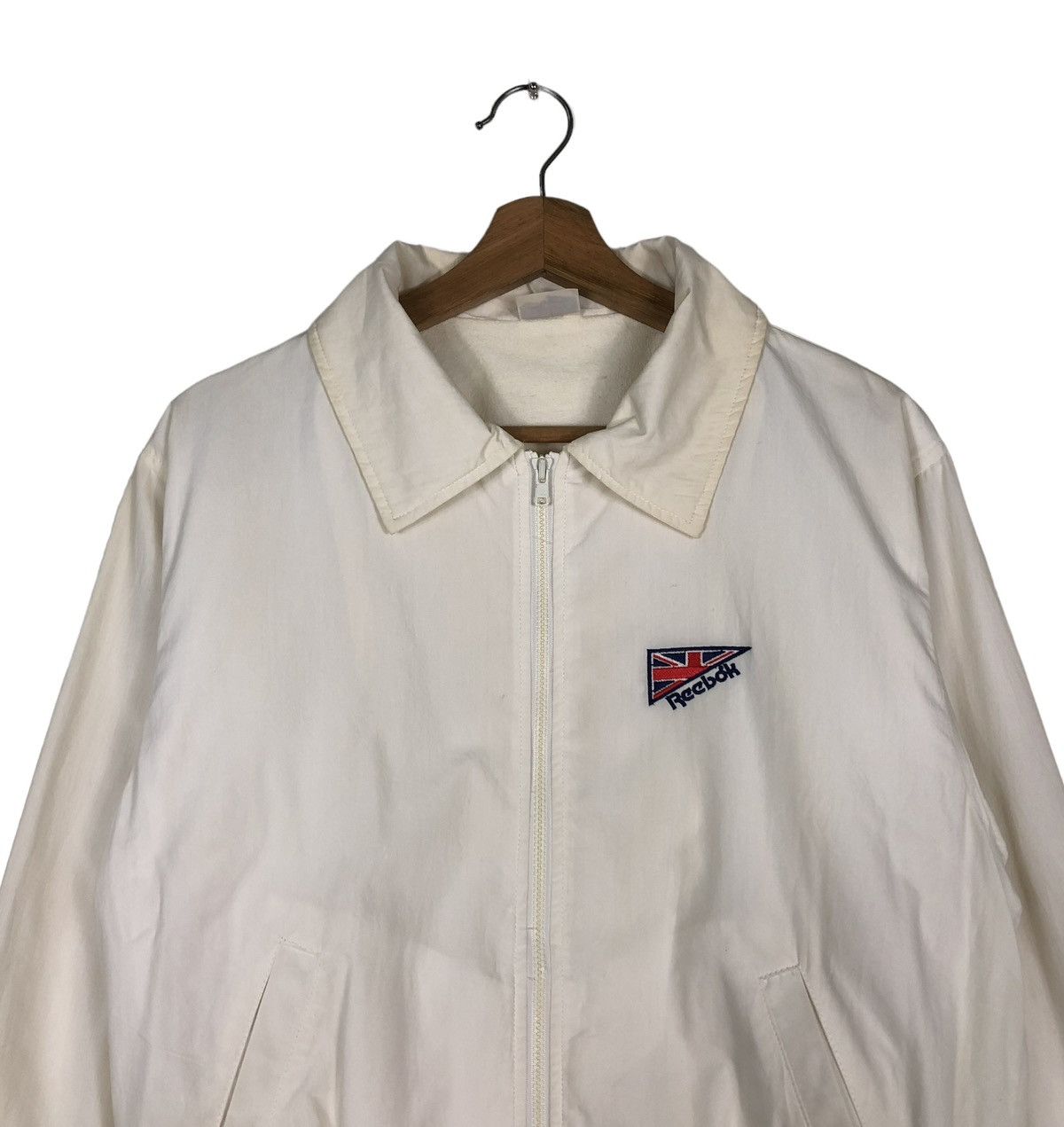 Japanese Brand 🔥VINTAGE BOMBER JACKET REEBOK JAPAN UK FLAG BIG LOGO Size US S / EU 44-46 / 1 - 5 Thumbnail