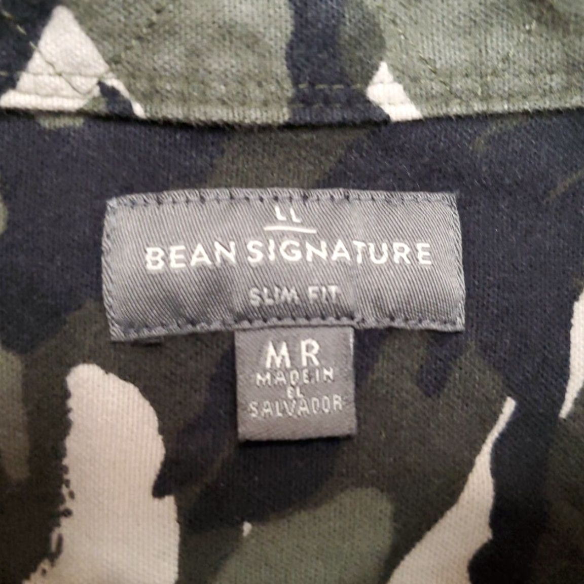 Vintage VINTAGE LL Bean Shirt Men Medium Green Camo Signature Slim fit Chamois Flannel 90s Retro Size US M / EU 48-50 / 2 - 5 Thumbnail