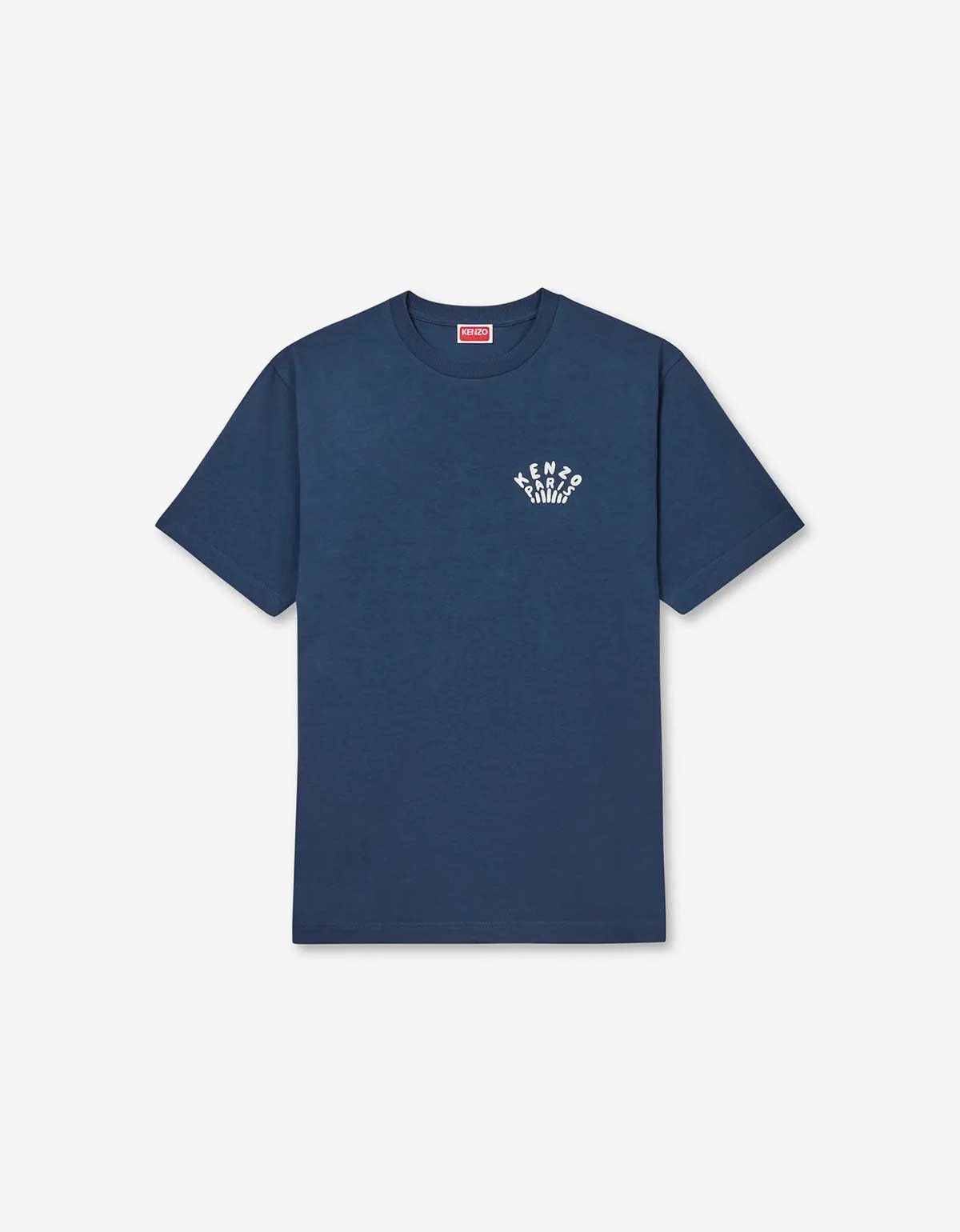 Kenzo Dragonfly Blue Embroidered T-Shirt