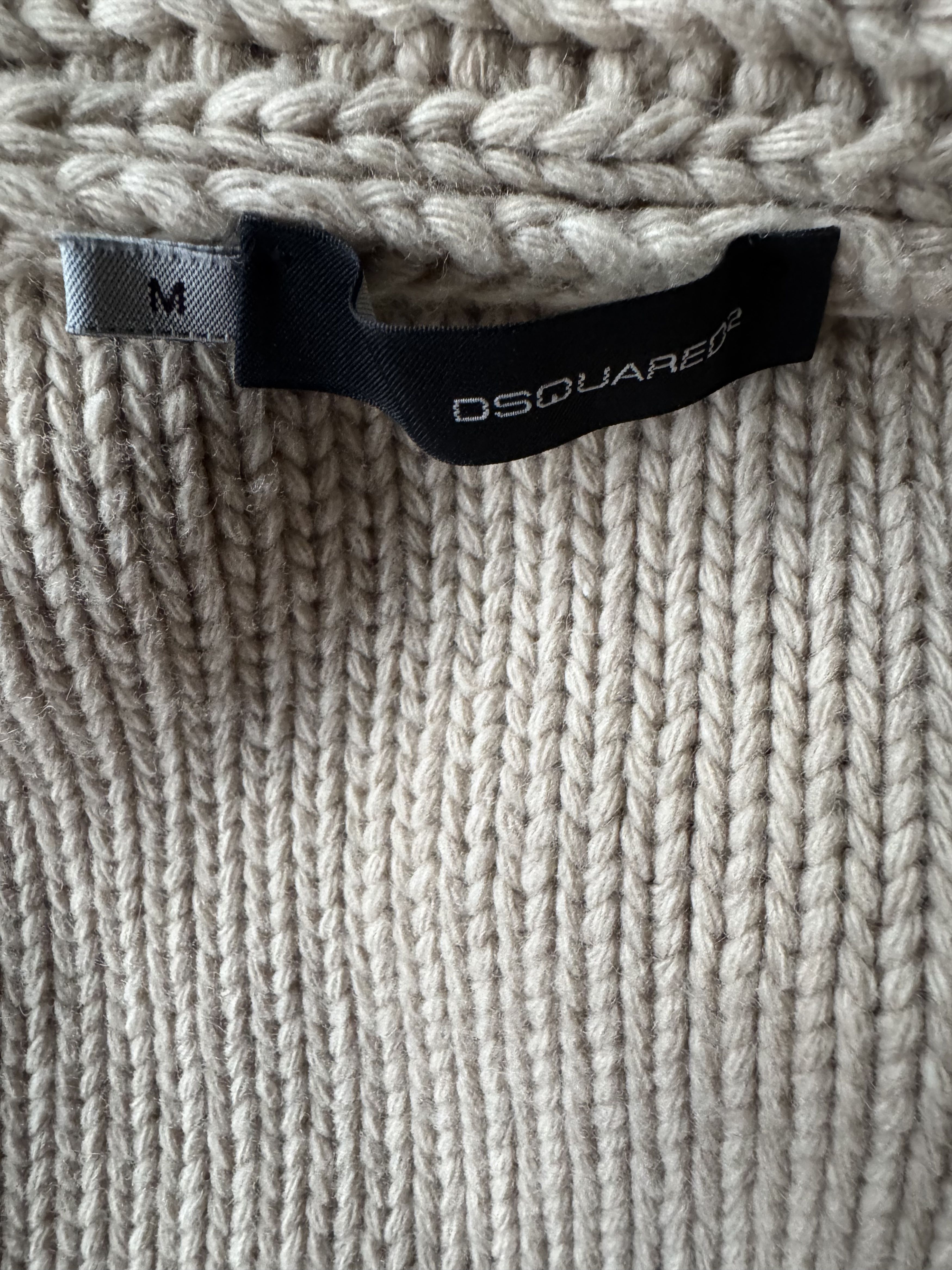 Dsquared2 FW06 Leather Toggle Knit Vest Size US M / EU 48-50 / 2 - 11 Thumbnail