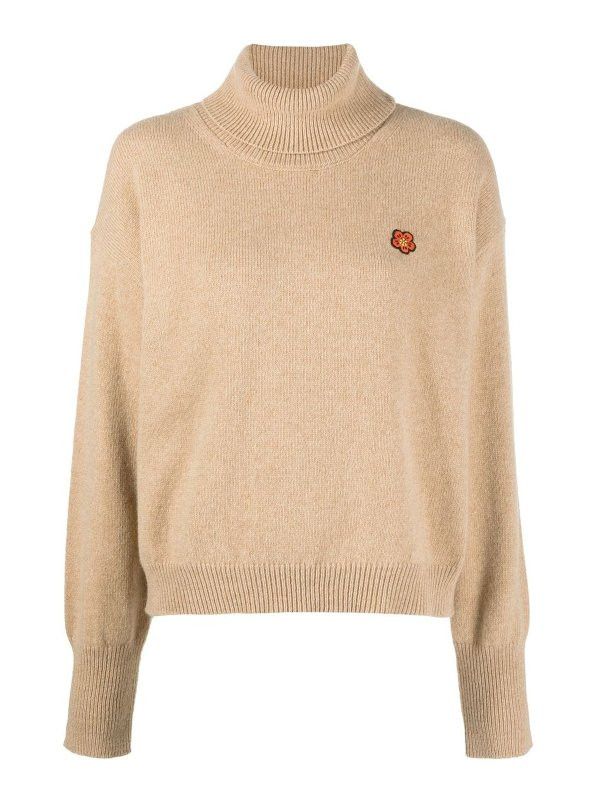 Kenzo o1y1025 Turtleneck Sweater in Camel Size XS / US 0-2 / IT 36-38 - 1 Thumbnail
