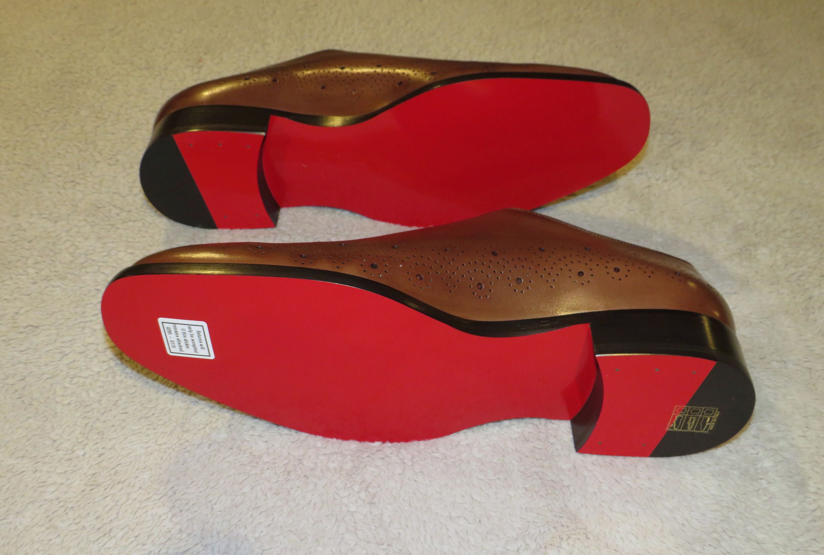 Christian Louboutin Corteobello Havane Medallion Red Bottom Oxford US 13 NWB Size US 13 / EU 46 - 9 Thumbnail