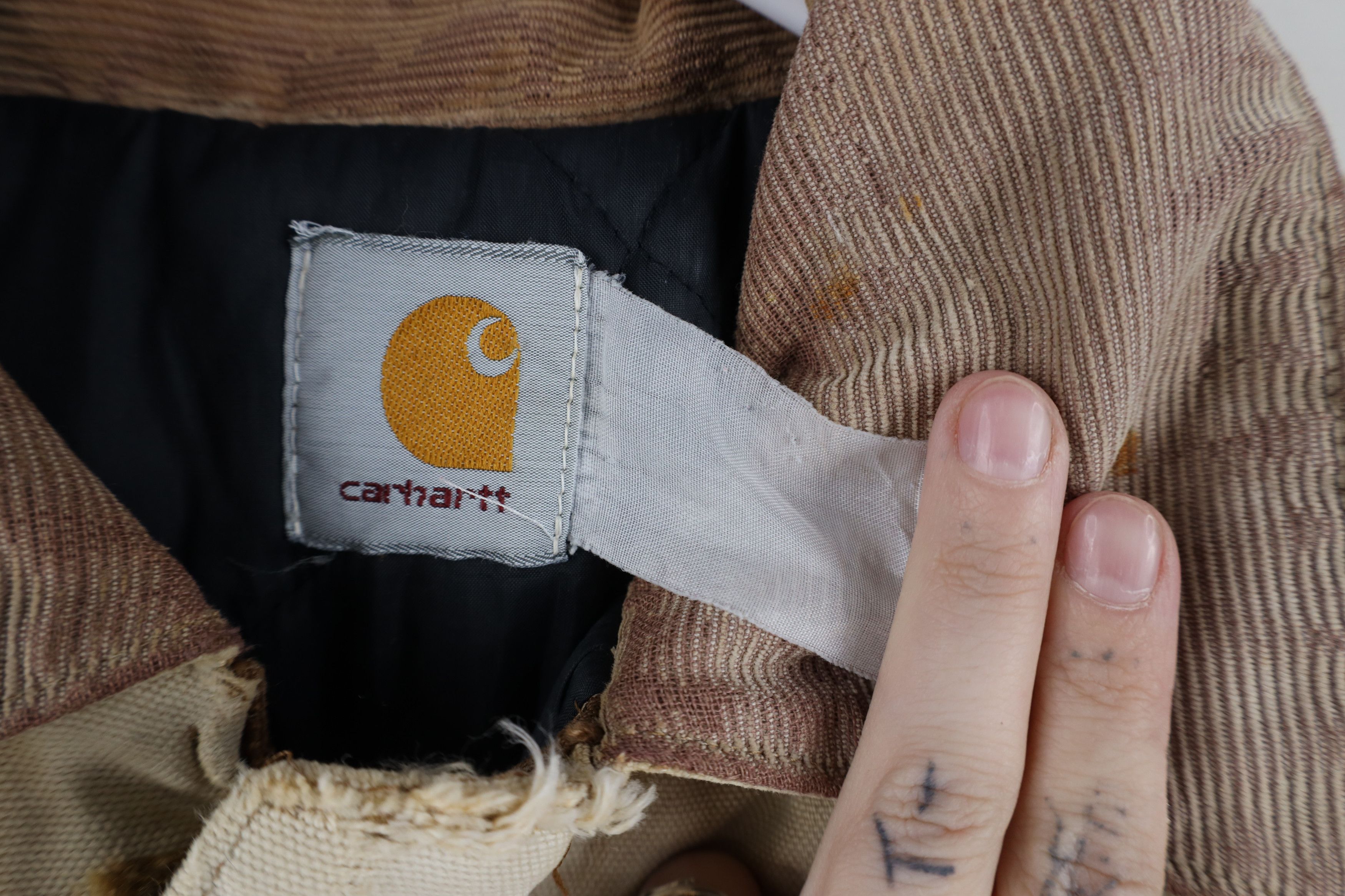 Carhartt Vintage 90s Carhartt Quilted Chore Barn Jacket Duck Brown Size US L / EU 52-54 / 3 - 12 Thumbnail