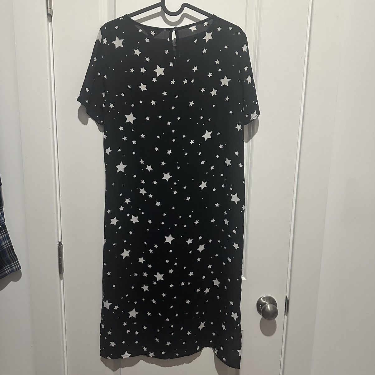 Other Star print asymmetrical hem sheer dress Size S / US 4 / IT 40 - 3 Thumbnail