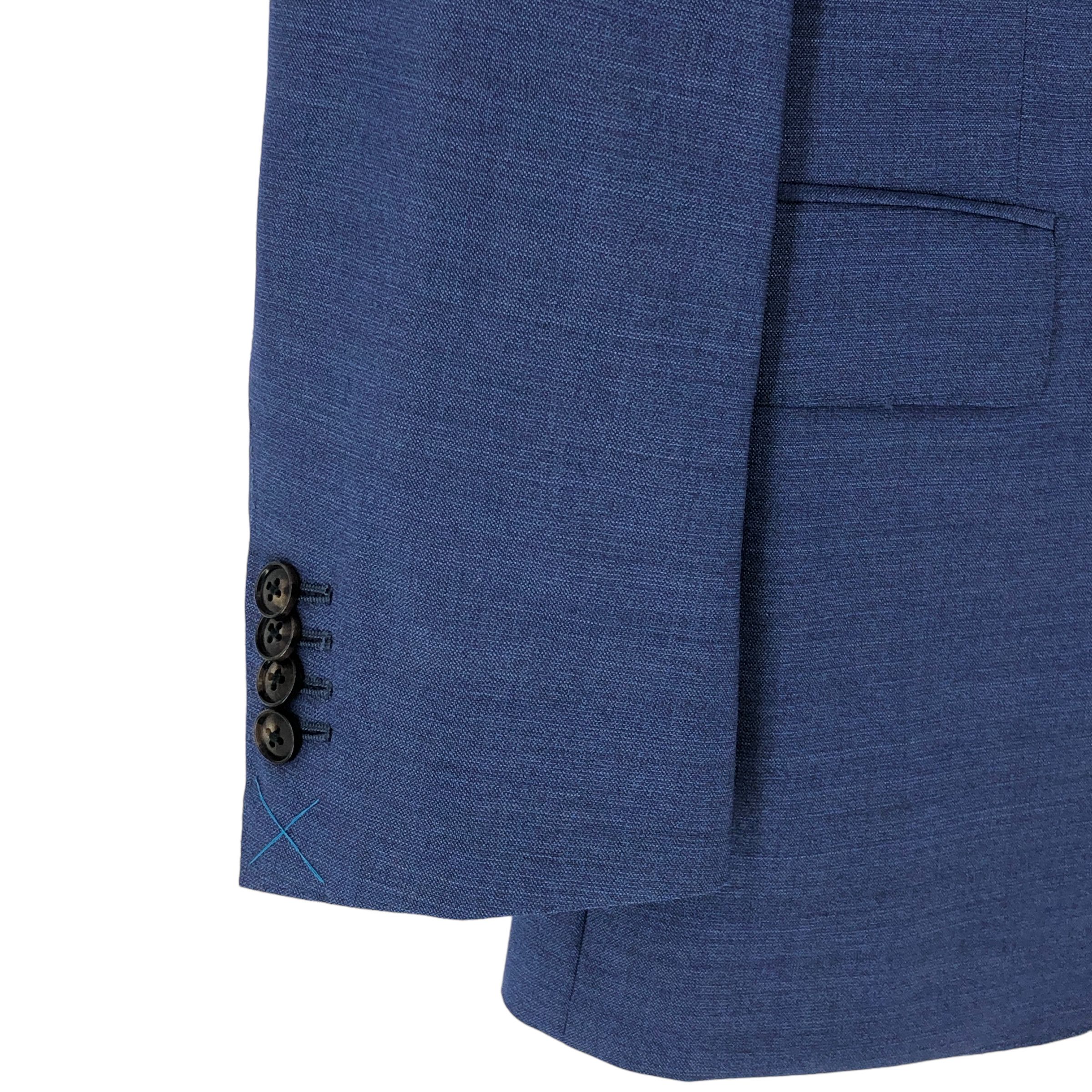 Suitsupply Napoli Single Breasted Wool Blazer Size EU:26; UK:44; US:44R Size 44R - 6 Thumbnail