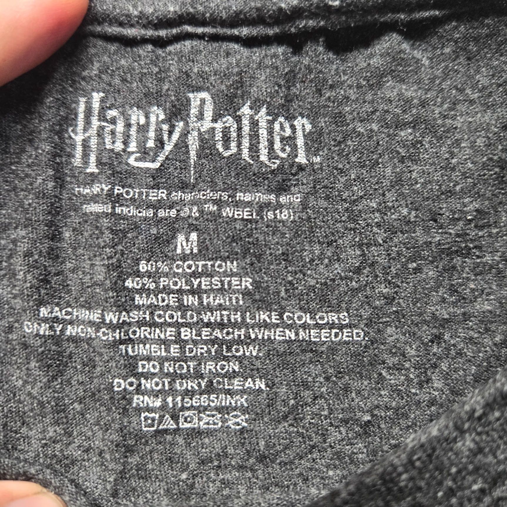 Vintage Harry Potter Hogwarts Shirt Short Sleeve Graphic Gray Men's M Medium Size US M / EU 48-50 / 2 - 3 Thumbnail