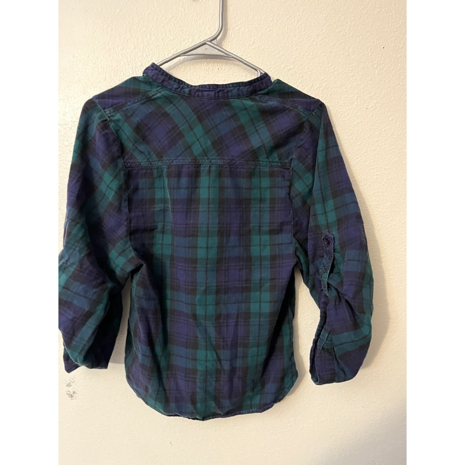 Vintage Divided Women Button-Down Shirt 2 Blue 100% Cotton Classic/Fitted Sleeve Button-Down Shirt Womens Vintage No N/A Size XS / US 0-2 / IT 36-38 - 3 Thumbnail