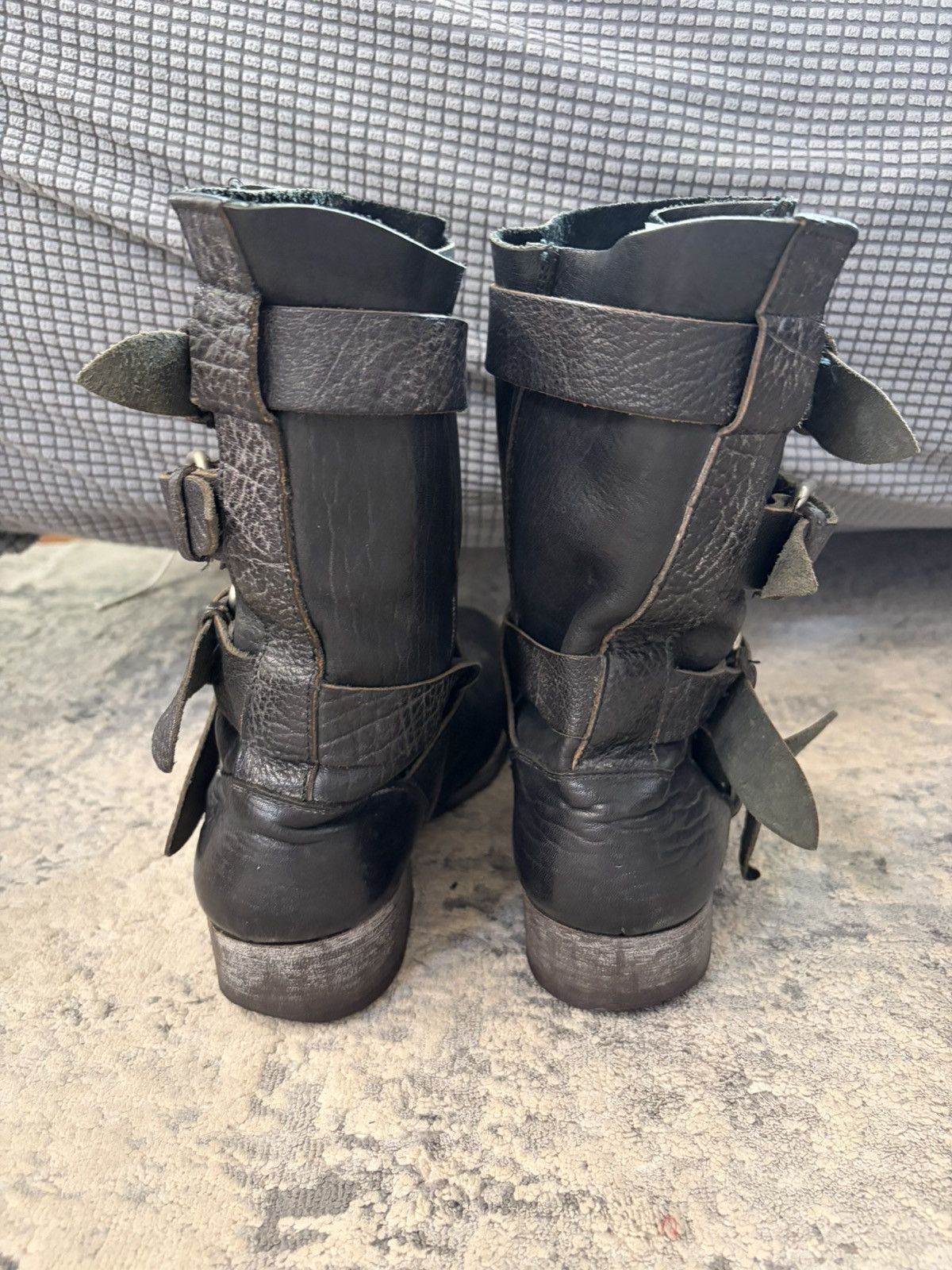 Japanese Brand whoop de doo - Buckle Leather Boots Size US 8 / EU 41 - 4 Thumbnail