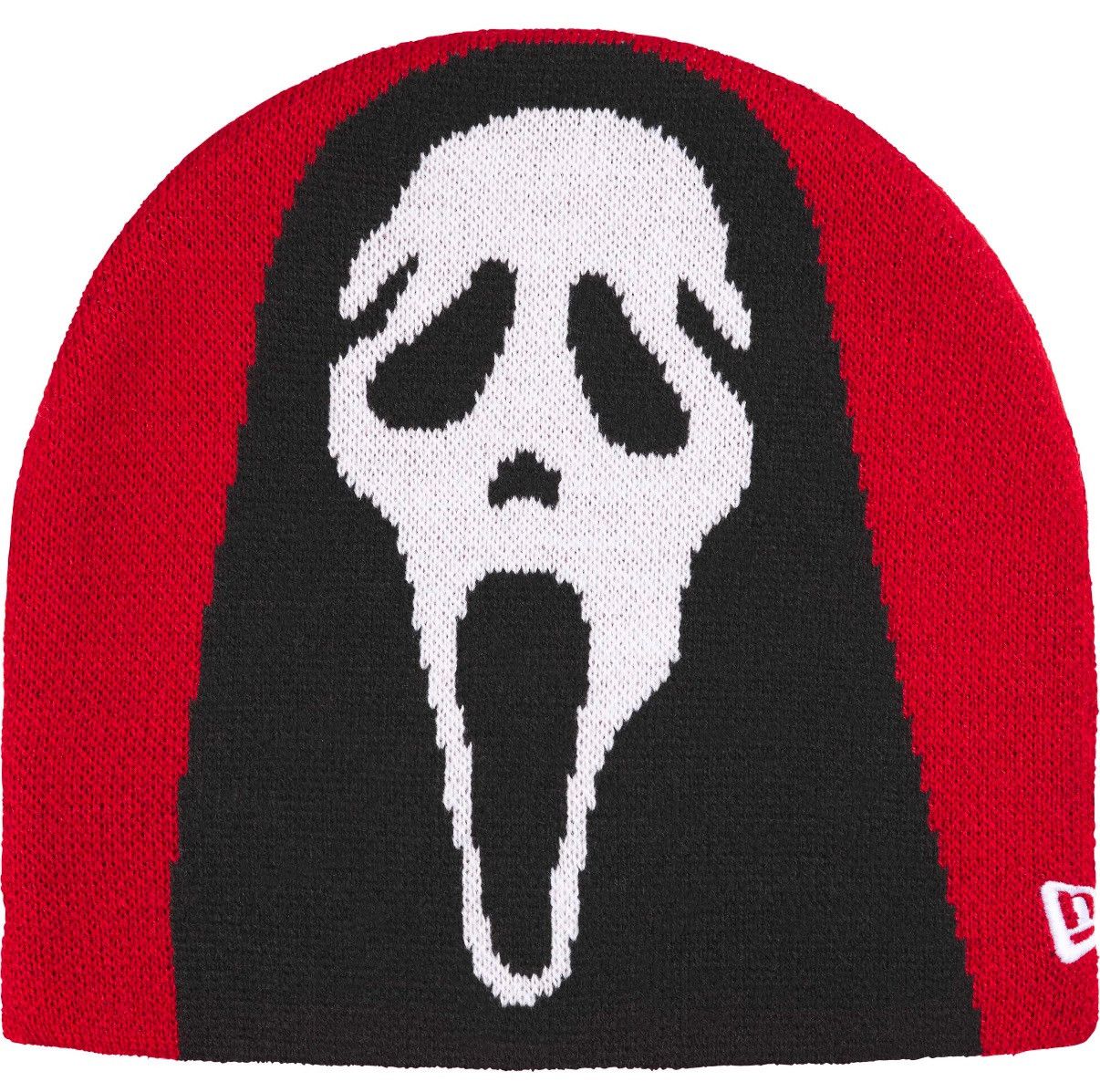 New Era × Supreme Supreme New Era Ghostface Beanie Red Size ONE SIZE - 1 Thumbnail