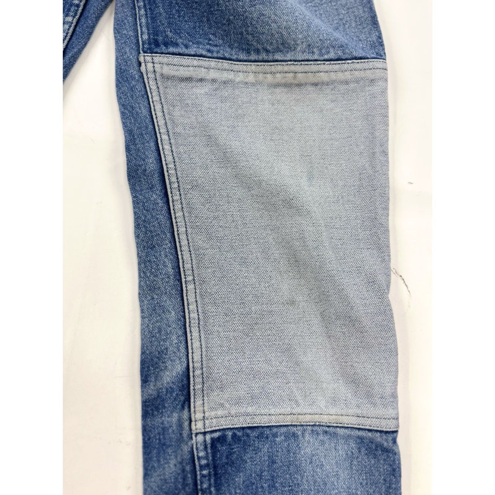 Doublet VINTAGE Carleen Jeans Women’s 00 Tag 2 Blue Two Toned Double Knee USA Denim High Rise Straight Jeans Women Blue USA 00 Carleen Size 24" / US 00 / IT 34 - 3 Thumbnail