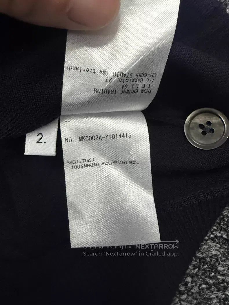Thom Browne Thom Browne Wool Cardigan Size US M / EU 48-50 / 2 - 6 Thumbnail