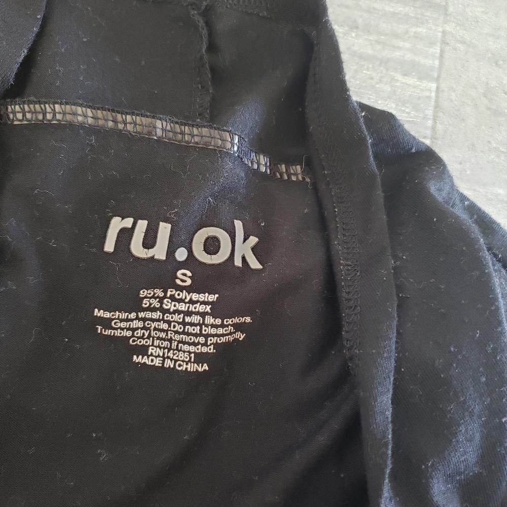 Designer Black Basic Ru.ok Cardigan Long Sleeve Size S / US 4 / IT 40 - 3 Thumbnail