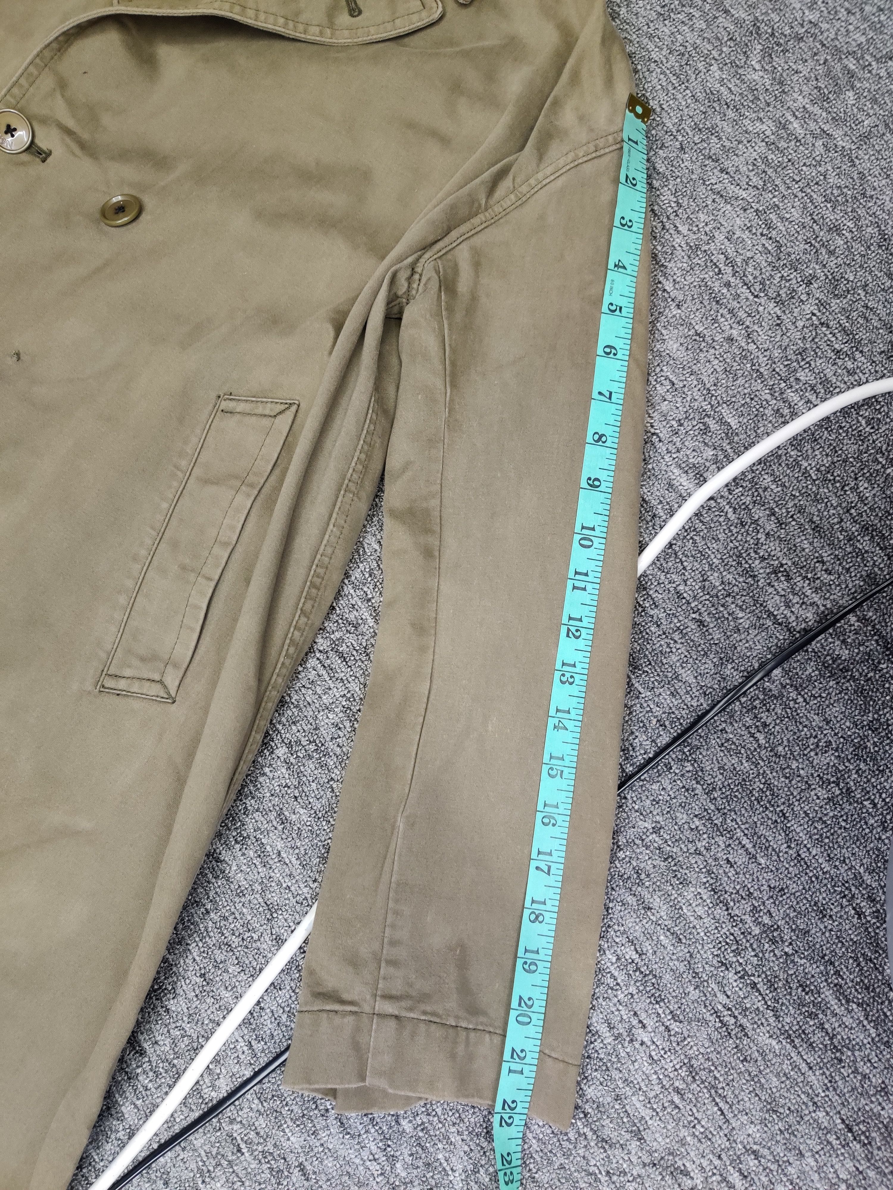 Ne-Net Vintage Ne-Net Double Breasted Sun Faded Trench Coat Size US XL / EU 56 / 4 - 22 Thumbnail