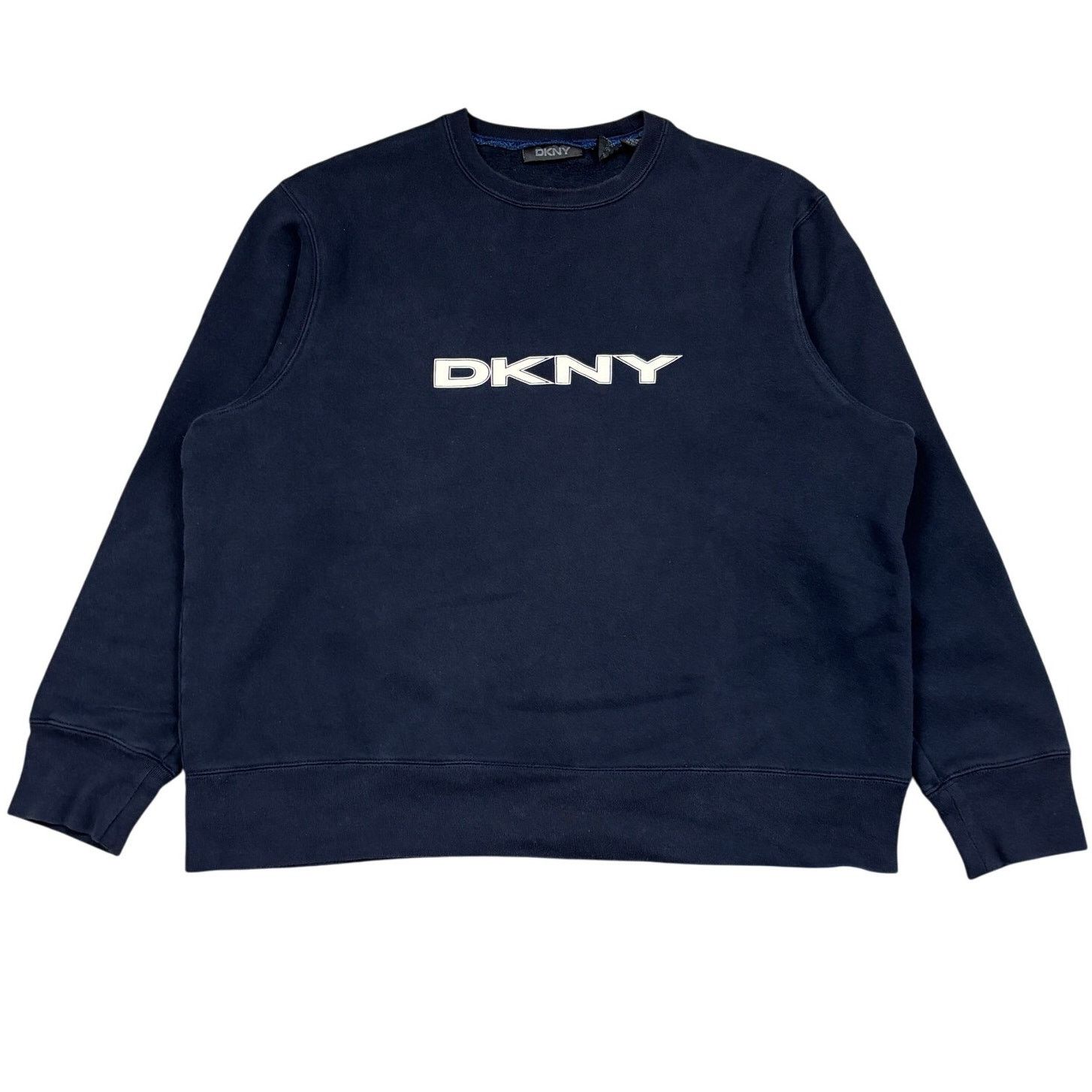 DKNY × Vintage Vintage Y2K DKNY Logo Spellout Crewneck Sweatshirt Men's M Size US M / EU 48-50 / 2 - 1 Thumbnail