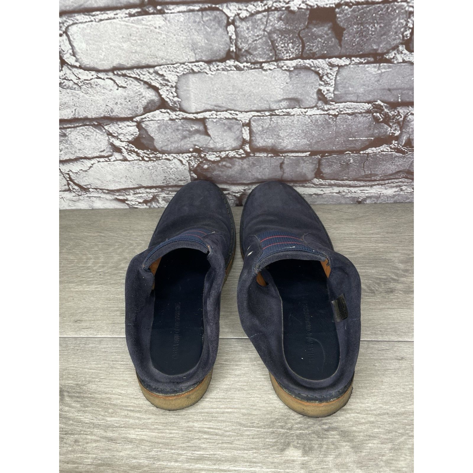 Band Of Outsiders Band of Outsiders Blue Suede Leather Gum Soles Mule Shoes Wo Size US 9.5 / IT 39.5 - 16 Thumbnail