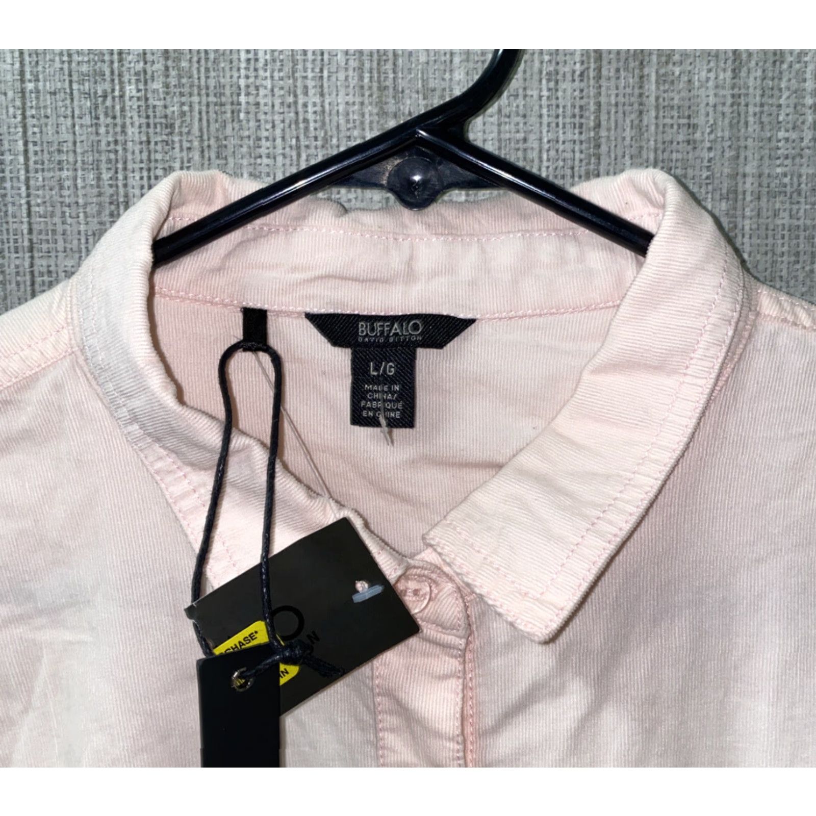 Buffalo David Bitton Buffalo David Bitton Shirt Womens Pink Corduroy Long Sleeve Button Front Size L Size L / US 10 / IT 46 - 3 Thumbnail