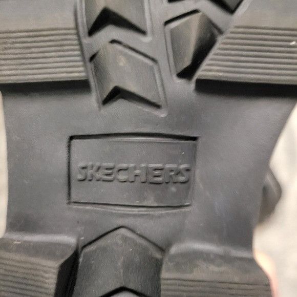SKECHERS Vintage 90s y2k Skechers Black Suede Leather Platform Lace-u Size US 9.5 / IT 39.5 - 9 Thumbnail