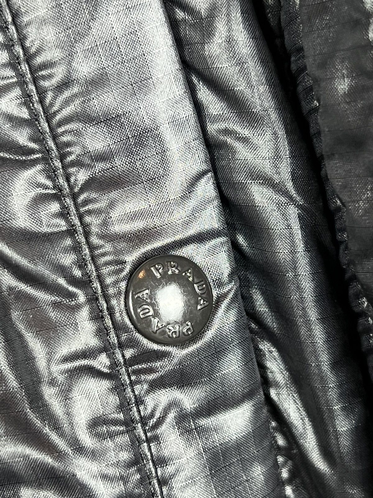 Prada Rare‼️2006 Prada Active Sport red tab shiny puffer jacket Size US L / EU 52-54 / 3 - 16 Thumbnail