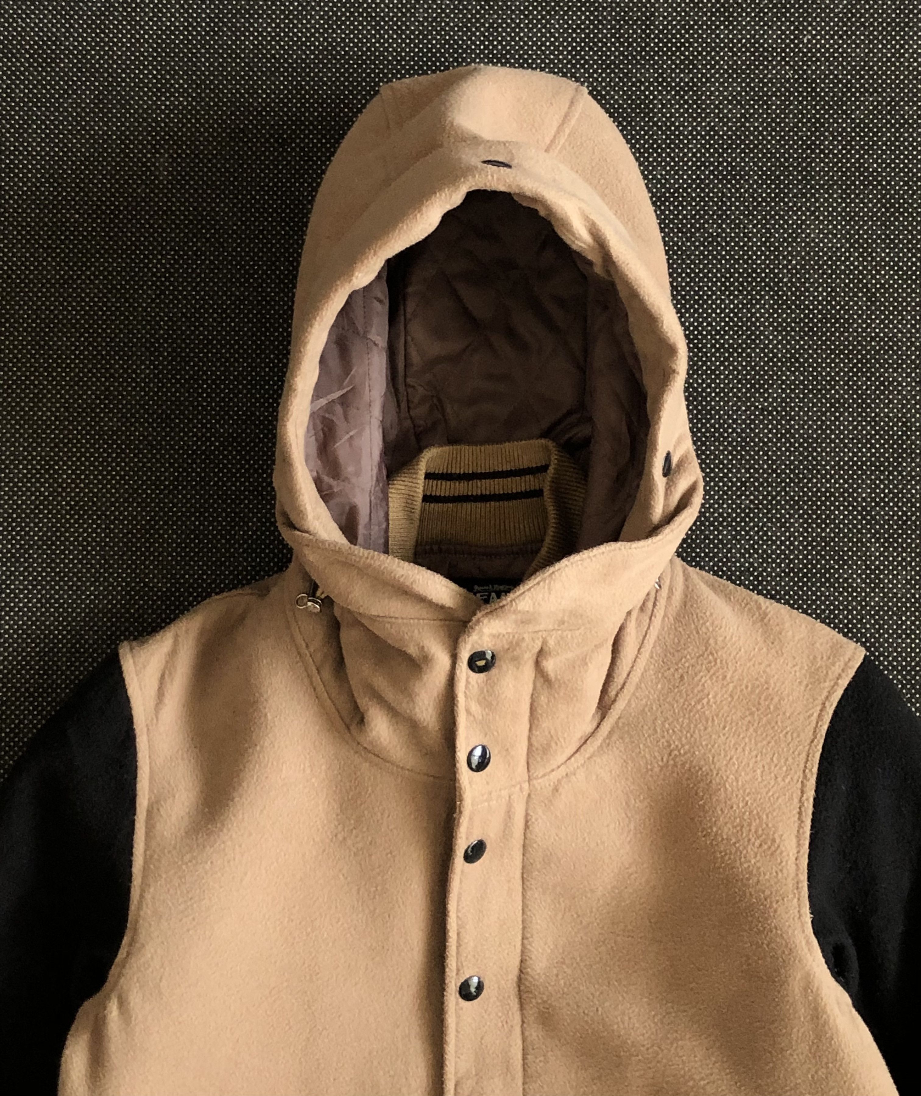 Beams Plus JAPAN’S BEAMS HOODED VARSITY W QUILT LINING Size US M / EU 48-50 / 2 - 4 Thumbnail
