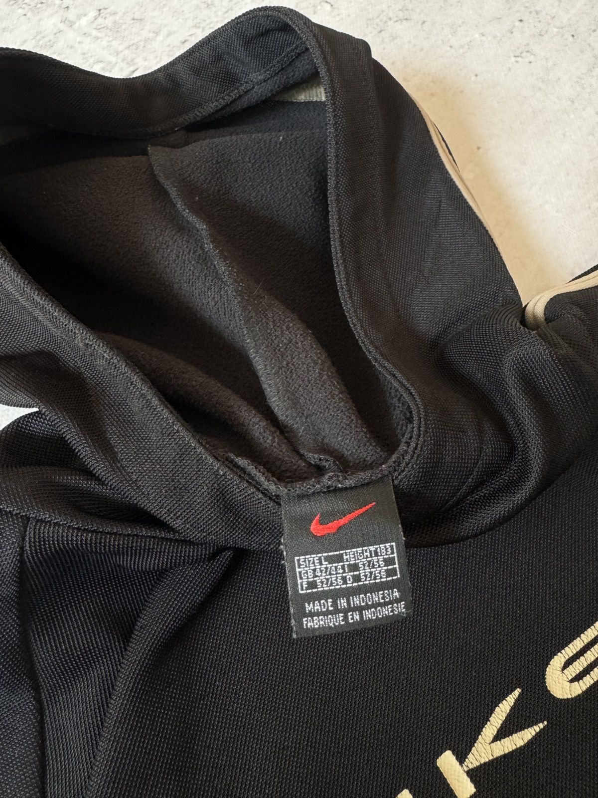 Nike × Vintage NIKE VINTAGE 00s y2k OVERSIZE BAGGY ZIP HOODIE CENTER LOGO Size US L / EU 52-54 / 3 - 7 Thumbnail