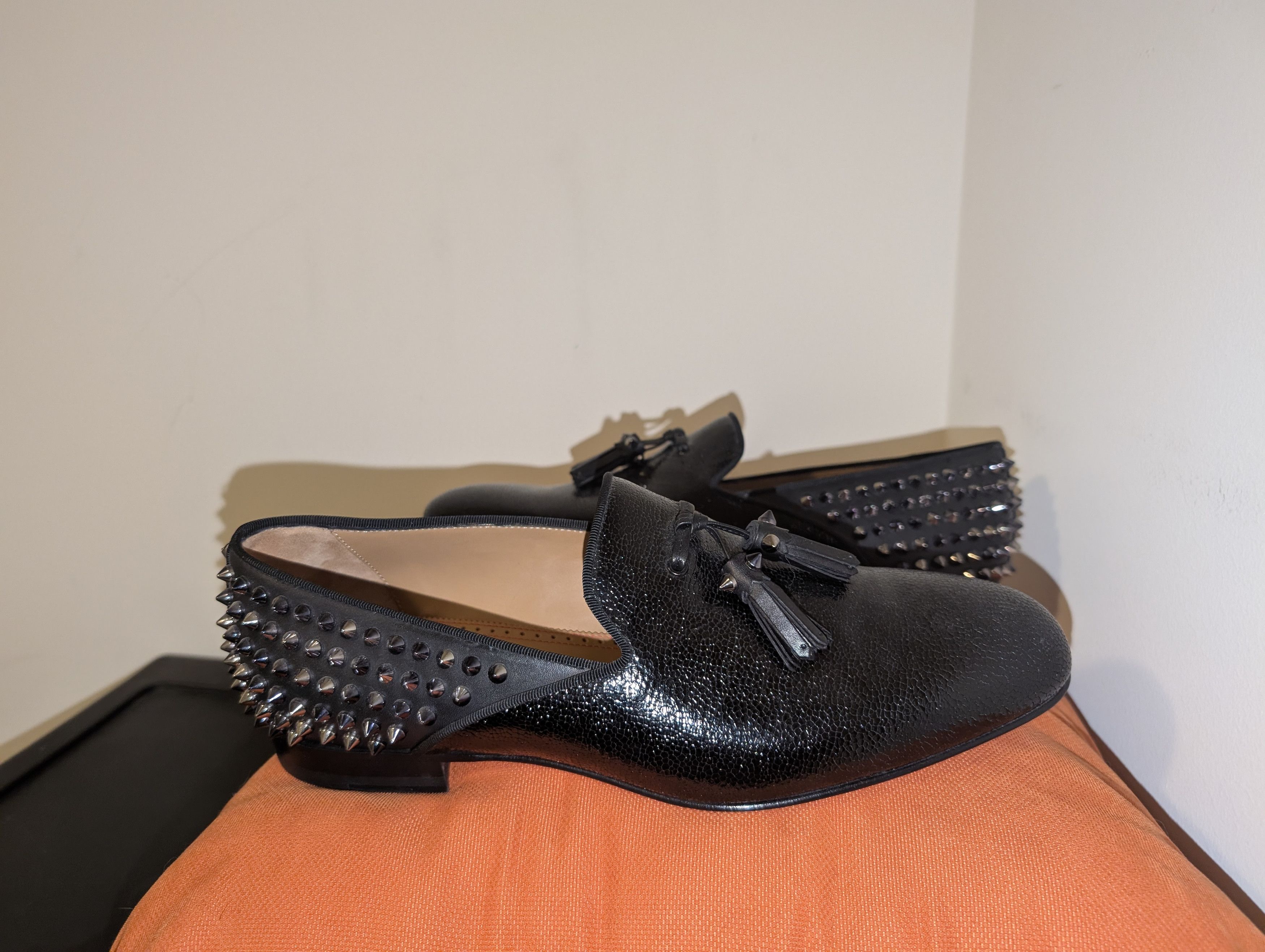 Christian Louboutin Christian Louboutin Tassilo Spike Studded Leather Loufer Size US 9 / EU 42 - 2 Thumbnail