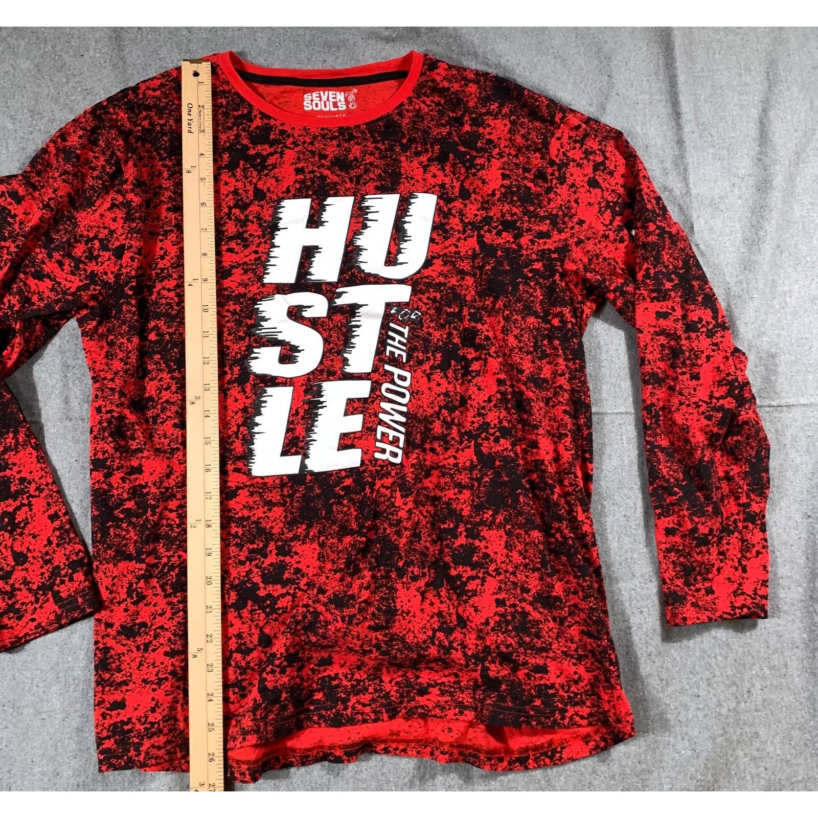 Other Seven Souls Hustle Shirt Women Large Red Long Sleeve Size L / US 10 / IT 46 - 5 Thumbnail