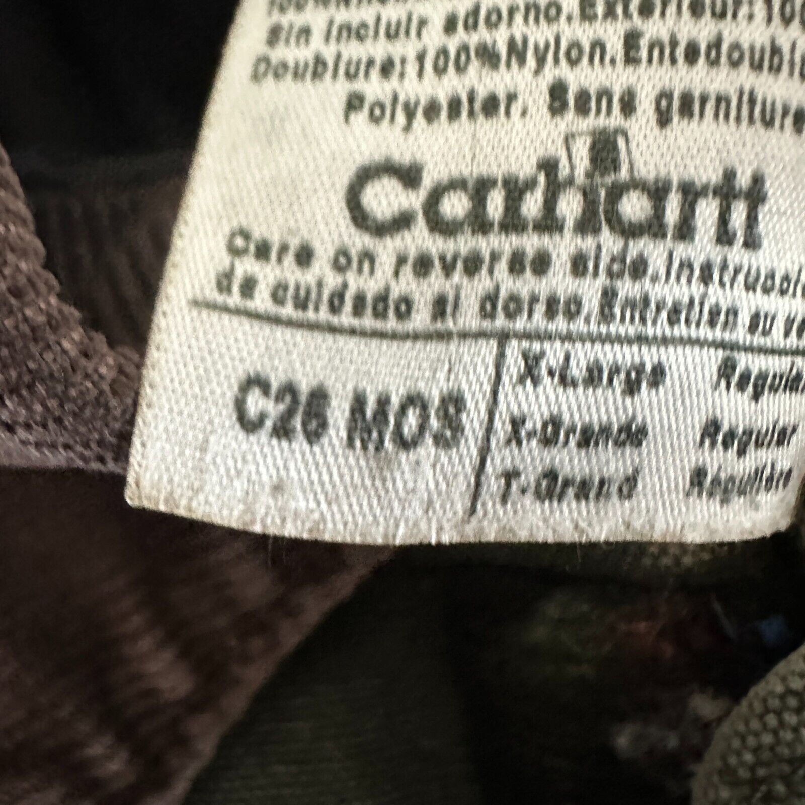 Carhartt Carhartt Chore Jacket Canvas Quilted Coat C26 MOS Size US XL / EU 56 / 4 - 6 Thumbnail
