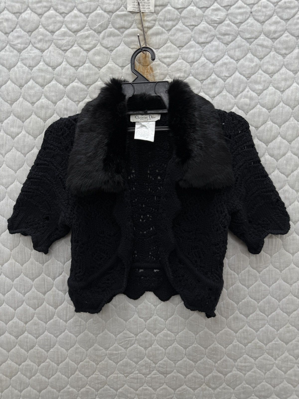 Christian Dior Monsieur 🔥🔥🔥ARCHIVE CHRISTIAN DIOR KNIT FUR CARDIGAN Size M / US 6-8 / IT 42-44 - 1 Thumbnail