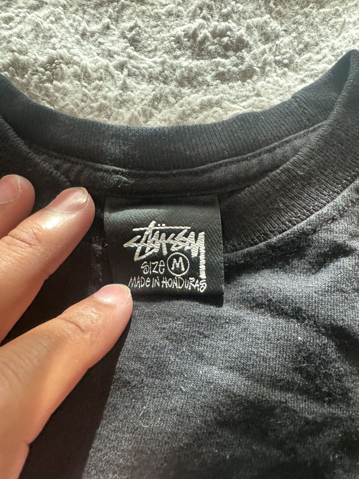 Stussy Stüssy Graphic Tee – Black (Medium) Size US M / EU 48-50 / 2 - 2 Thumbnail