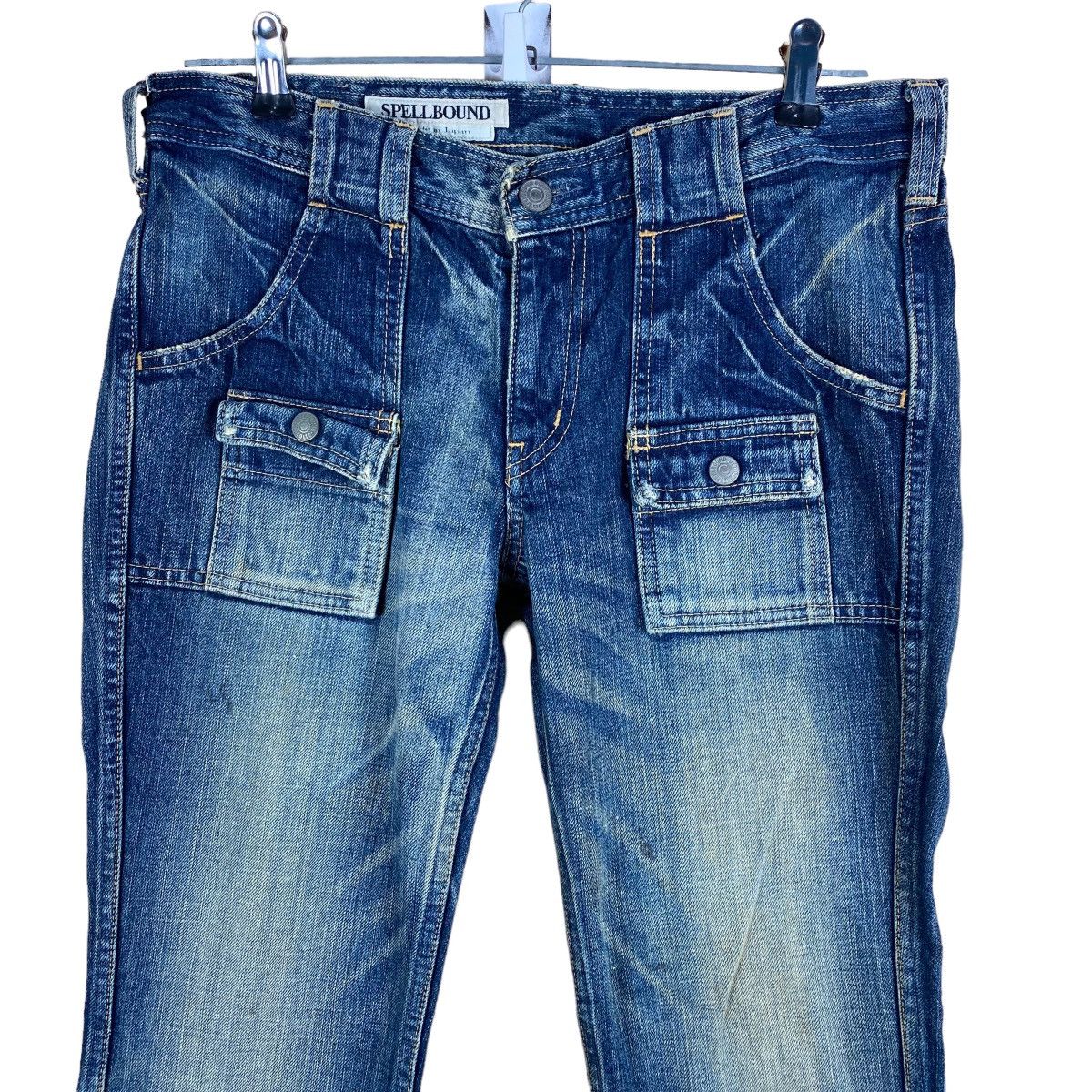 Spellbound MADE IN JAPAN SPELLBOUND DISTRESSED DENIM BUSH PANT Size US 32 / EU 48 - 2 Thumbnail