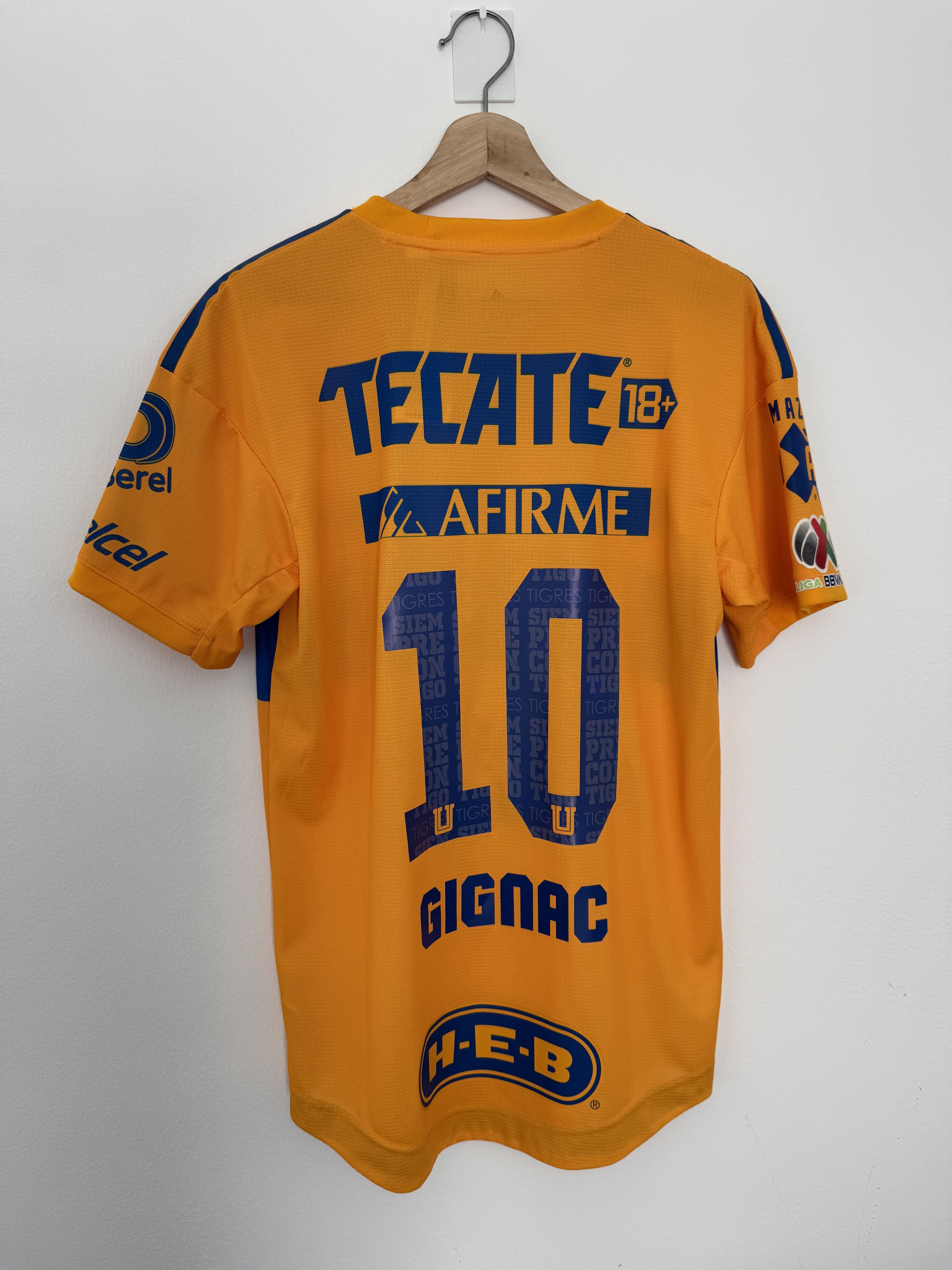 Adidas Tigres UANL 2022 2023 Player Issue Gignac Adidas Authentic Size US S / EU 44-46 / 1 - 2 Thumbnail