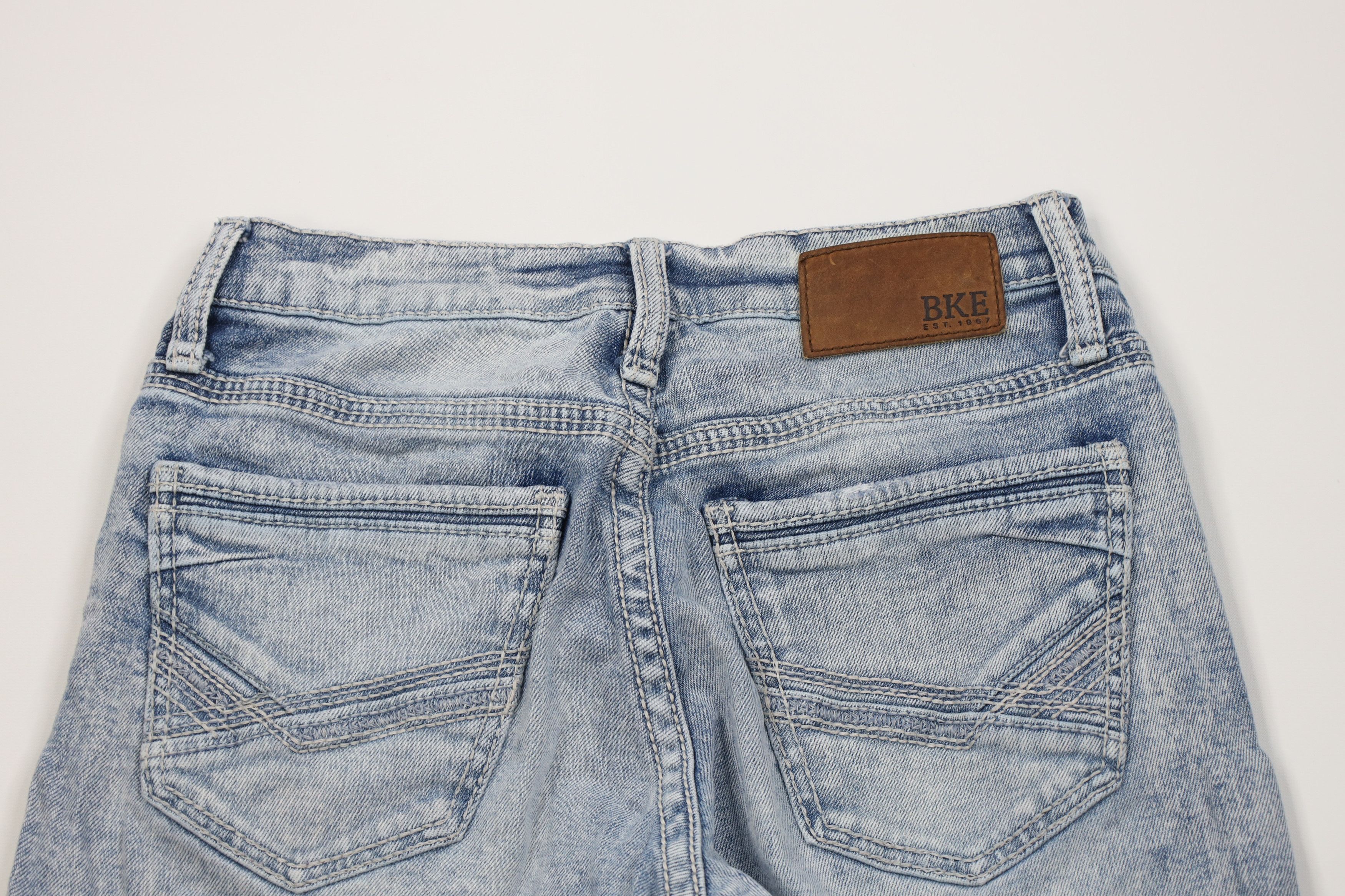 Vintage Buckle BKE Stitch Stretch Jake Bootcut Denim Jeans Acid Wash Size US 28 / EU 44 - 11 Thumbnail