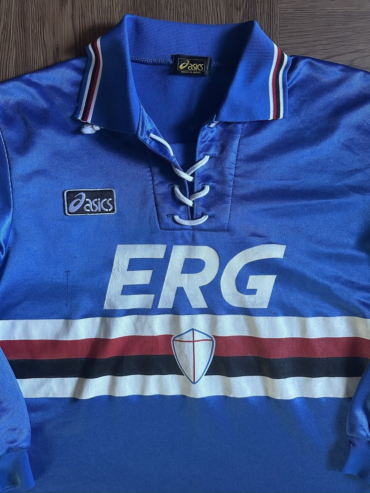 Vintage Vintage Jersey Sampdoria 1992-94 Long Sleeve Home Football Size US M / EU 48-50 / 2 - 4 Thumbnail
