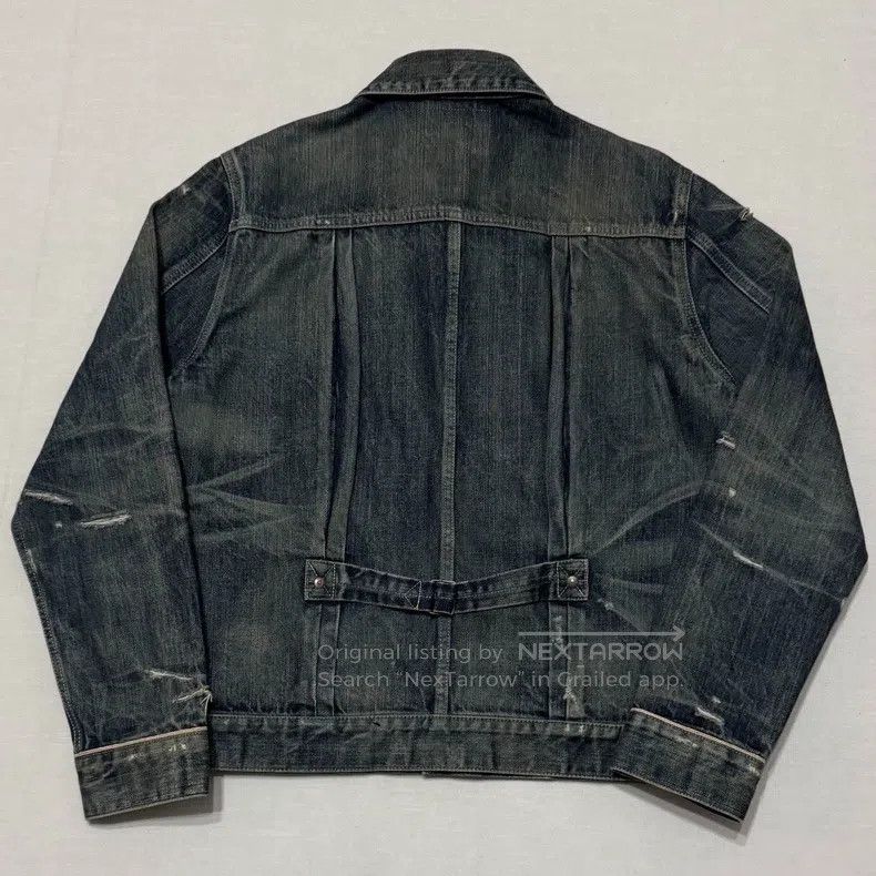 Neighborhood Neighborhood Ripped Washed Denim Jacket Size US M / EU 48-50 / 2 - 2 Thumbnail