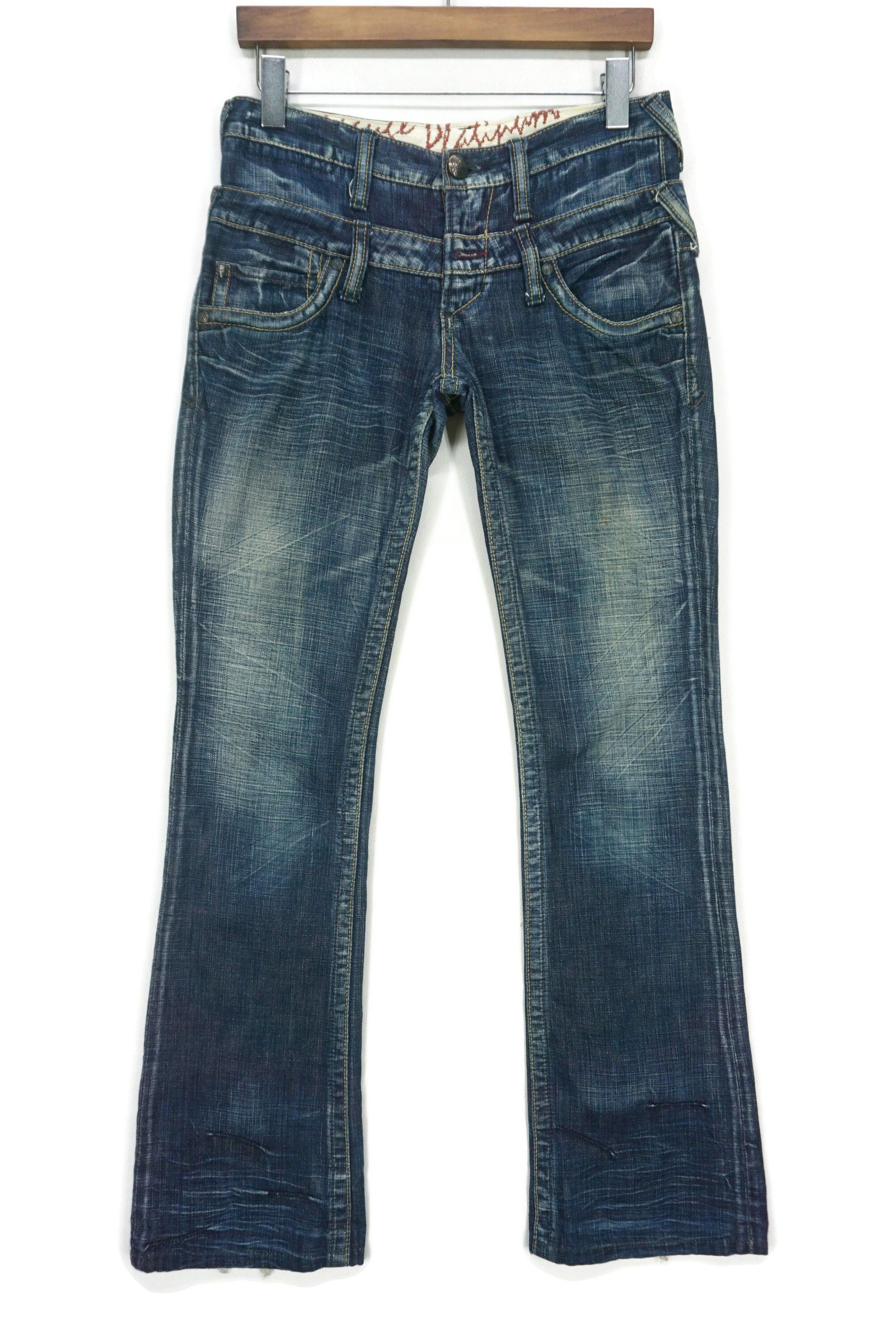 Japanese Brand Antgauge Platinum Bootcut Flare Double Waist Jeans Size US 31 - 2 Thumbnail
