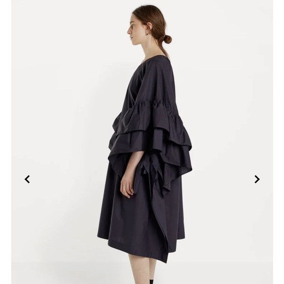SOFIE D'HOORE Rare Sofie d’hoore oversized dress v neck ruffle sleeve Size M / US 6-8 / IT 42-44 - 6 Thumbnail