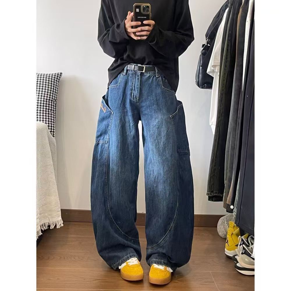 Japanese Brand × Jean Men's loose street wash vintage distressed cargo jeans Size US 32 / EU 48 - 2 Thumbnail