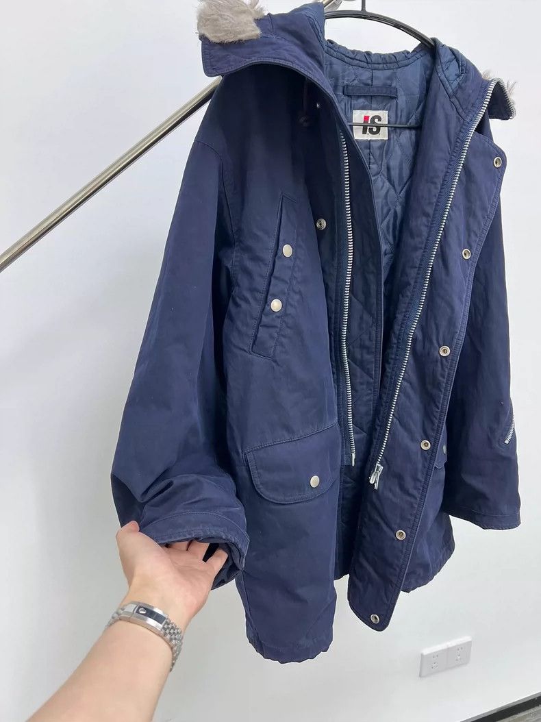 Issey Miyake issey miyake Military cotton-padded jacket with fur collar Size US M / EU 48-50 / 2 - 7 Thumbnail