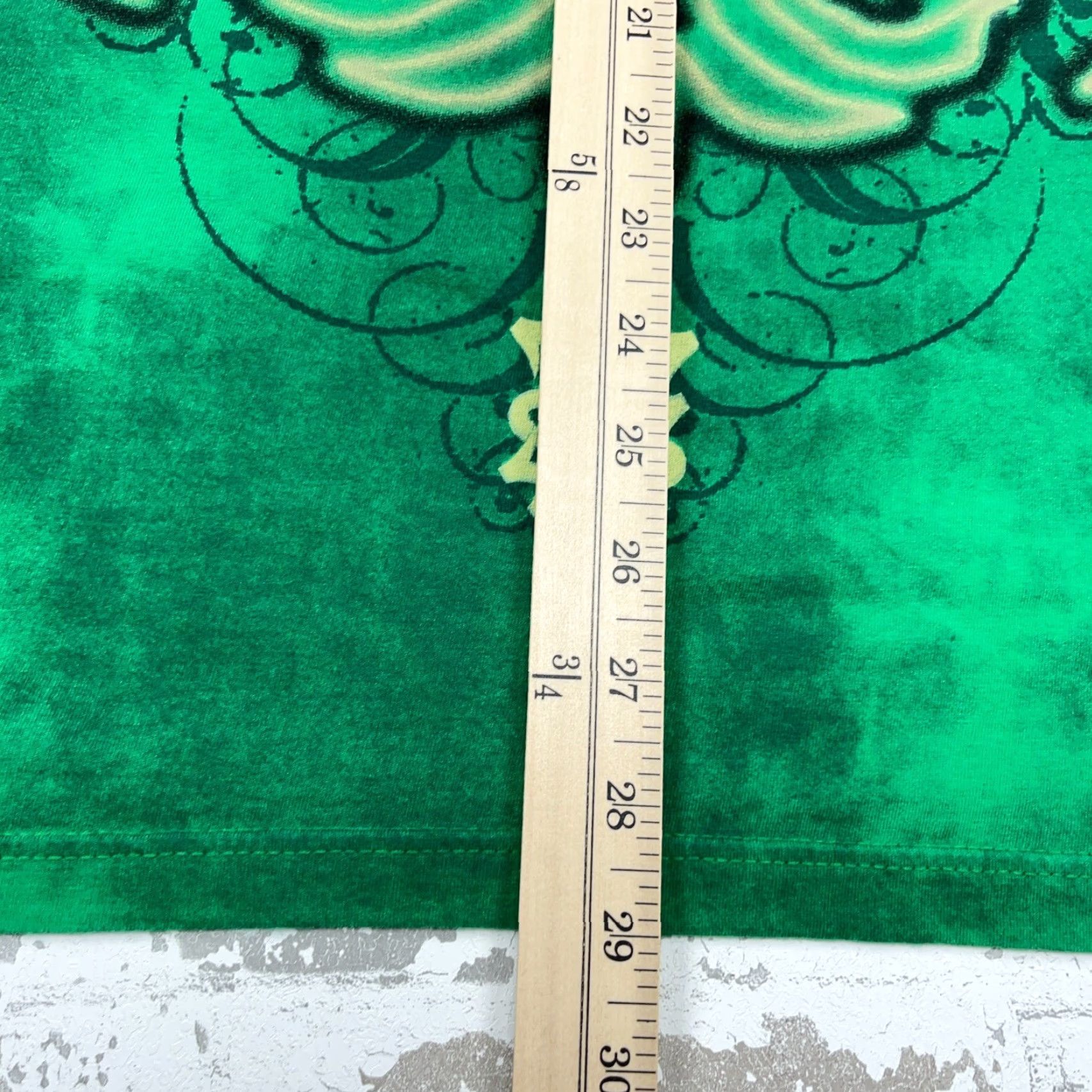 Vintage Raw State T-Shirt Men 2XL Green Logo Graphic Print Short Sleeve Muscle Punk Y2K USA Gothic Grunge Retro Skull Cross Wings MMA Fighter Vintage: No Size US XXL / EU 58 / 5 - 7 Thumbnail