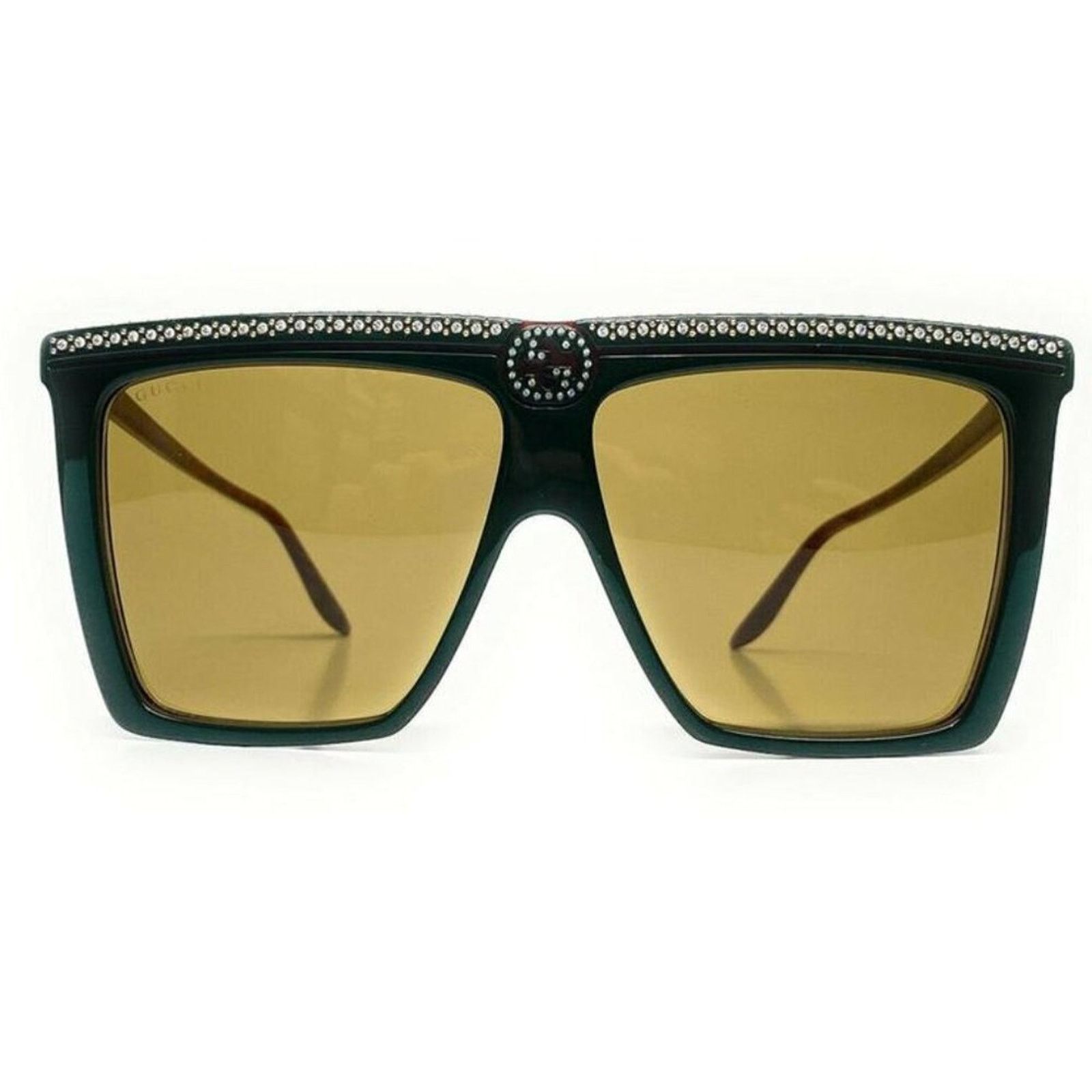 Gucci NWT GUCCI GG0733S - 005 Crystal Flat Top(GG0733S-005-62) Size ONE SIZE - 2 Thumbnail