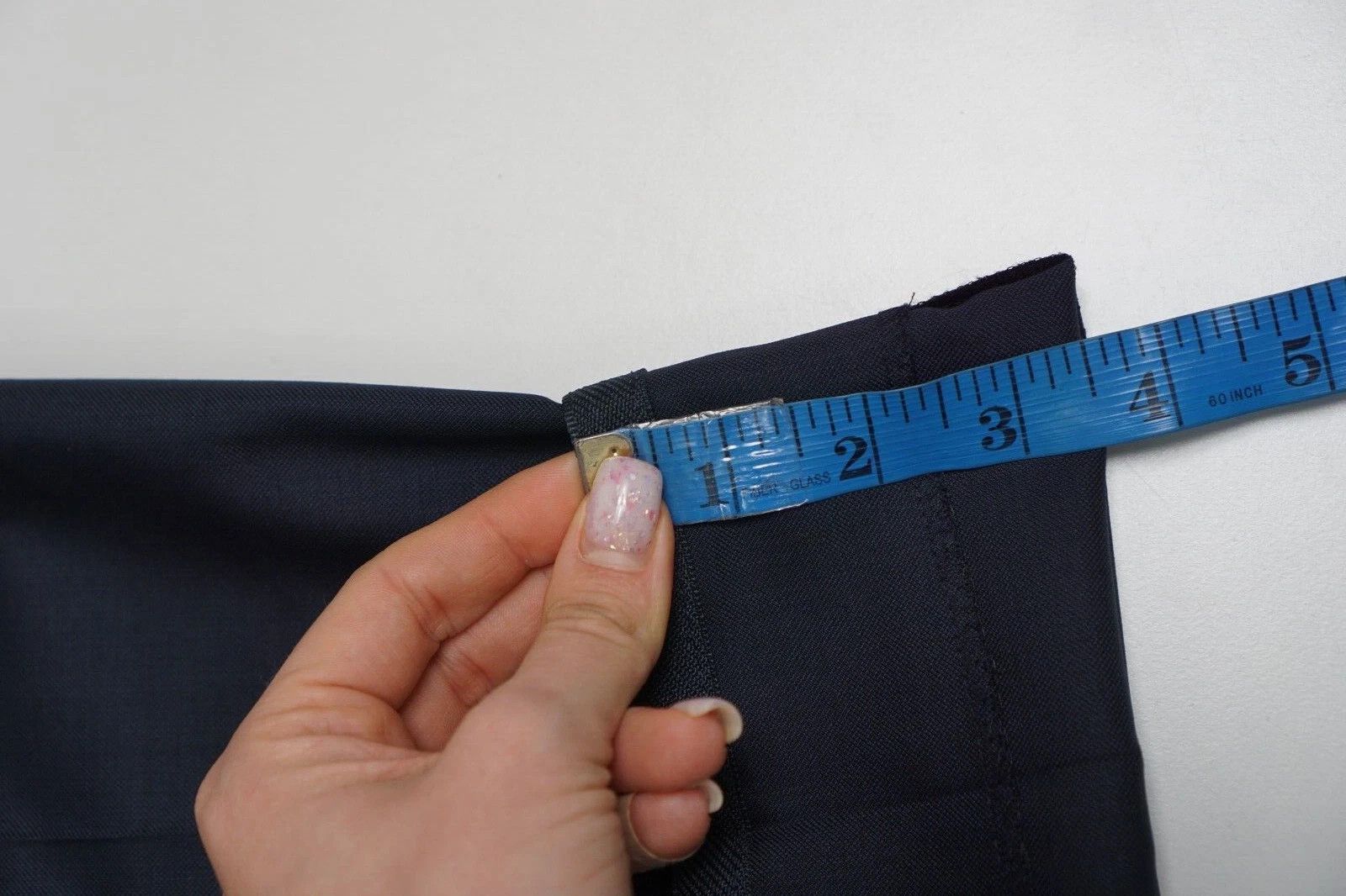 Suitsupply Men Suitsupply 3 Piece Suit Lazio Navy Blue Measure UK/US56S Size 54L - 9 Thumbnail