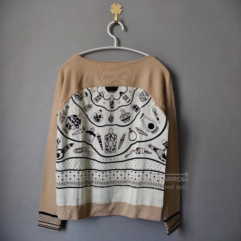 Hermes Hermes Khaki Silk and Cashmere Knit Top Size XXS / US 00 / IT 34 - 1 Thumbnail