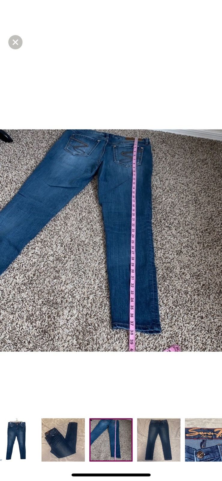Seven 7 Seven 7 girlfriend jeans size 6 Size 28" / US 6 / IT 42 - 4 Thumbnail